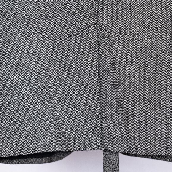Old Navy Men's Classic Herringbone Blazer Gray SZ XL Polyester Wool Blend Career - Picture 6 of 10